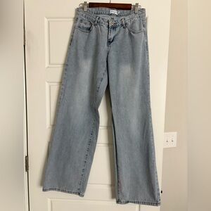 Light Blue Low Rise Jeans